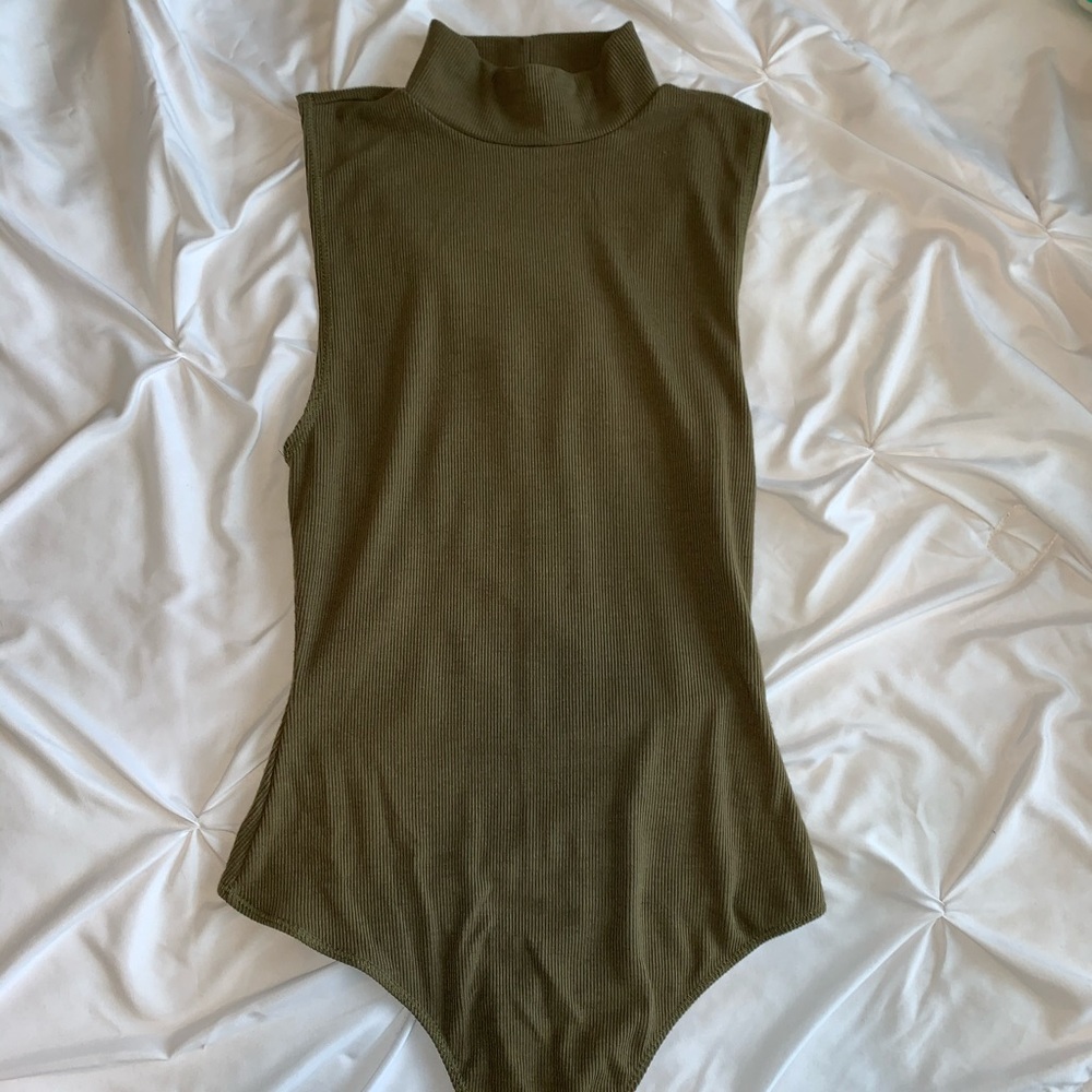 Turtleneck Leotard Tank